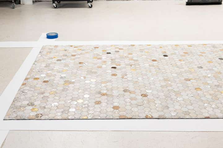 5' 2 x 8' 2 Cowhide - Patchwork Rug