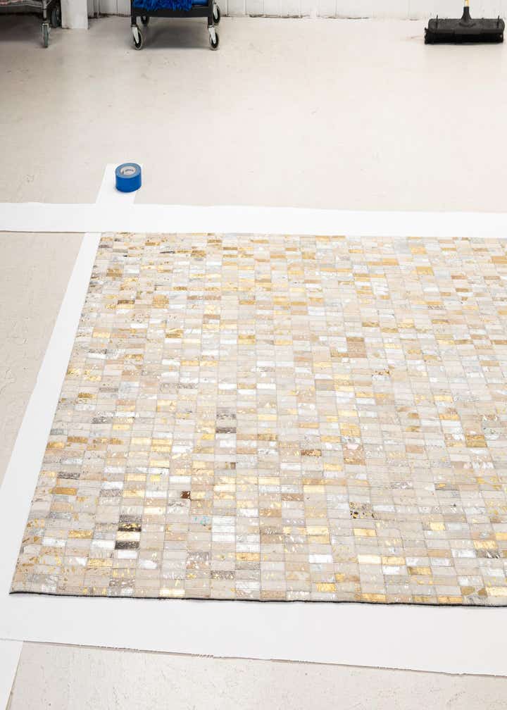 4' 11 x 7' 11 Cowhide - Patchwork Rug