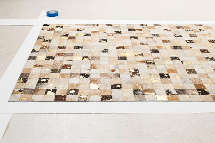 5' 1 x 8' Cowhide - Patchwork Rug