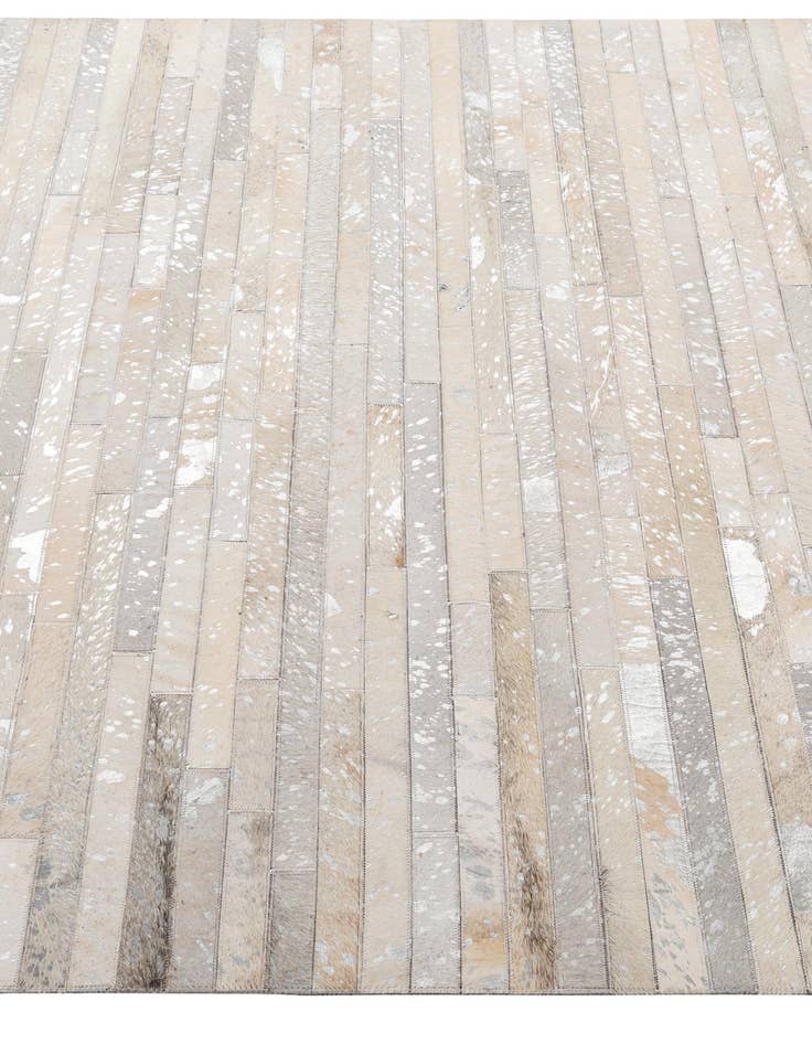 Detail image of 5' 2 x 7' 11 Cowhide - Patchwork Rug