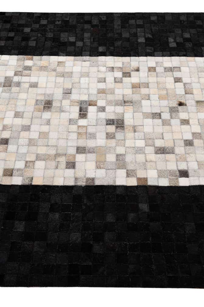 5' 1 x 8' Cowhide - Patchwork Rug