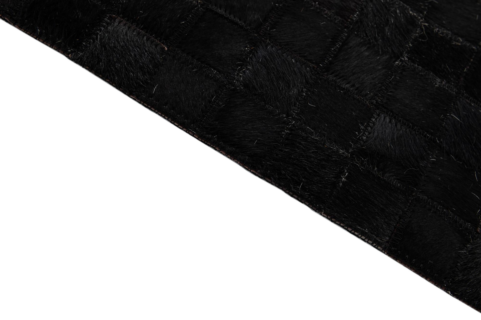 5' 1 x 8' Cowhide - Patchwork Rug