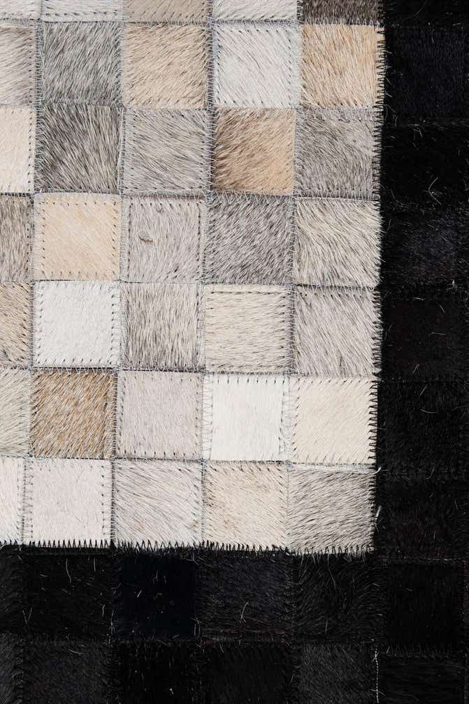 5' 1 x 8' Cowhide - Patchwork Rug