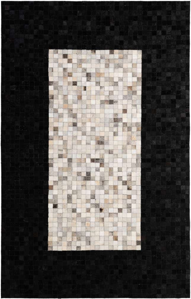 5' 1 x 8' Cowhide - Patchwork Rug