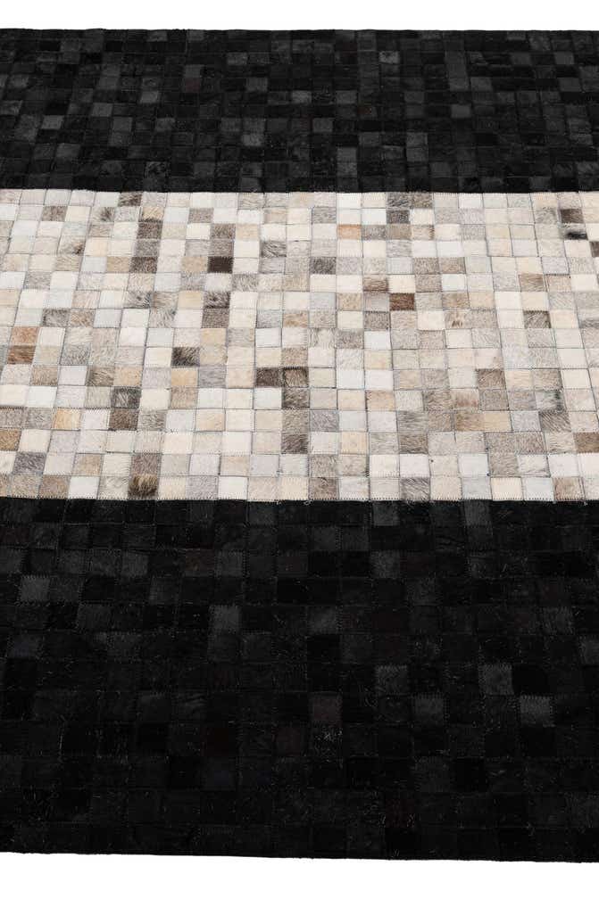5' 1 x 8' Cowhide - Patchwork Rug