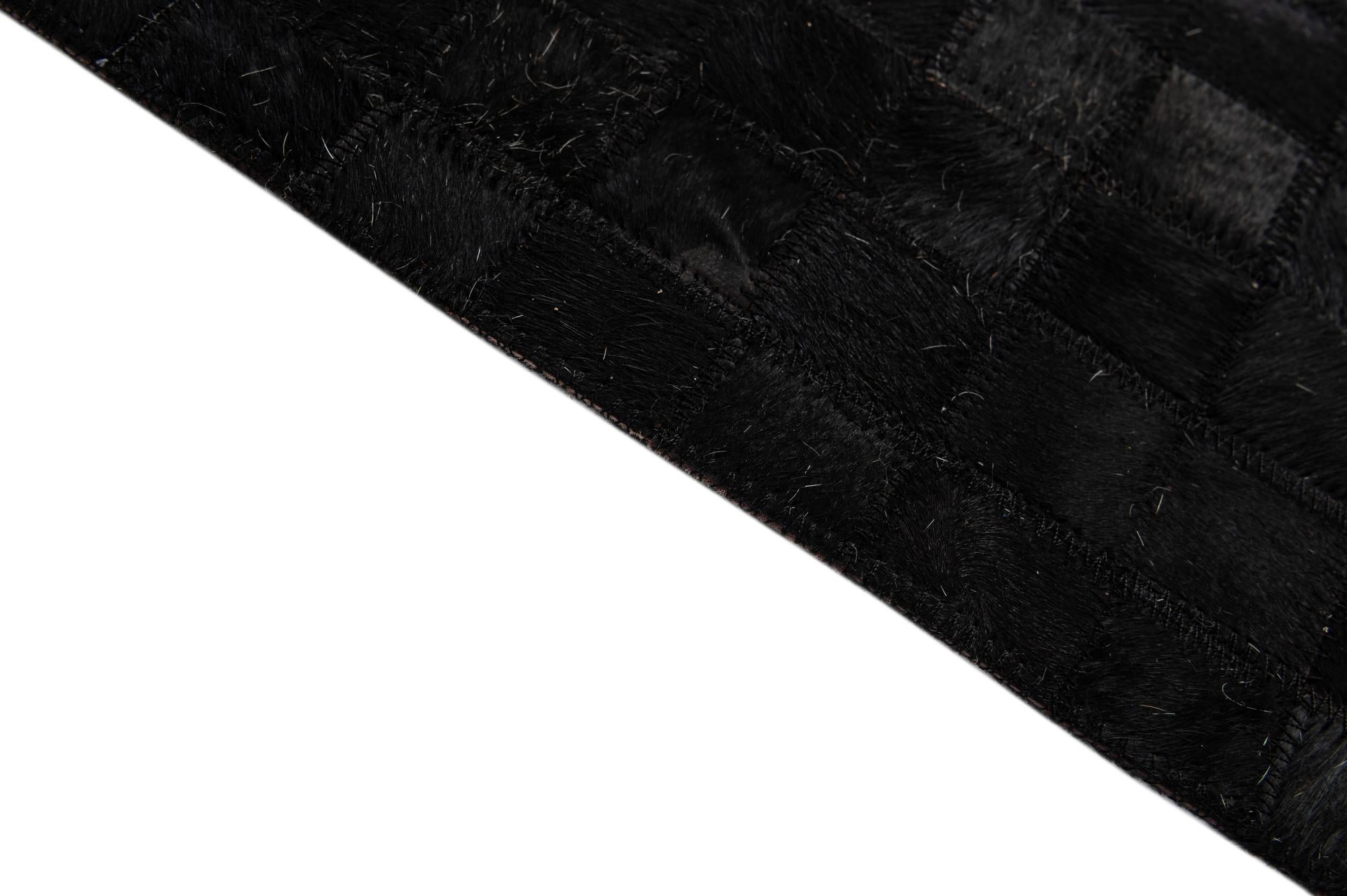 5' 1 x 8' Cowhide - Patchwork Rug