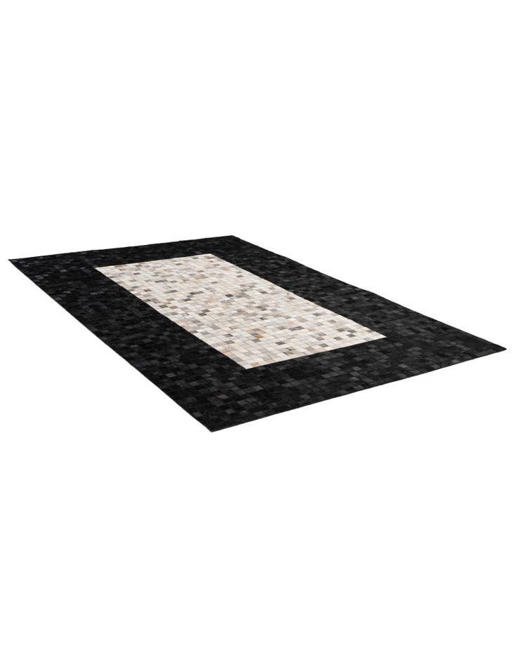 Detail image of 5' x 7' 10 Cowhide - Patchwork Rug