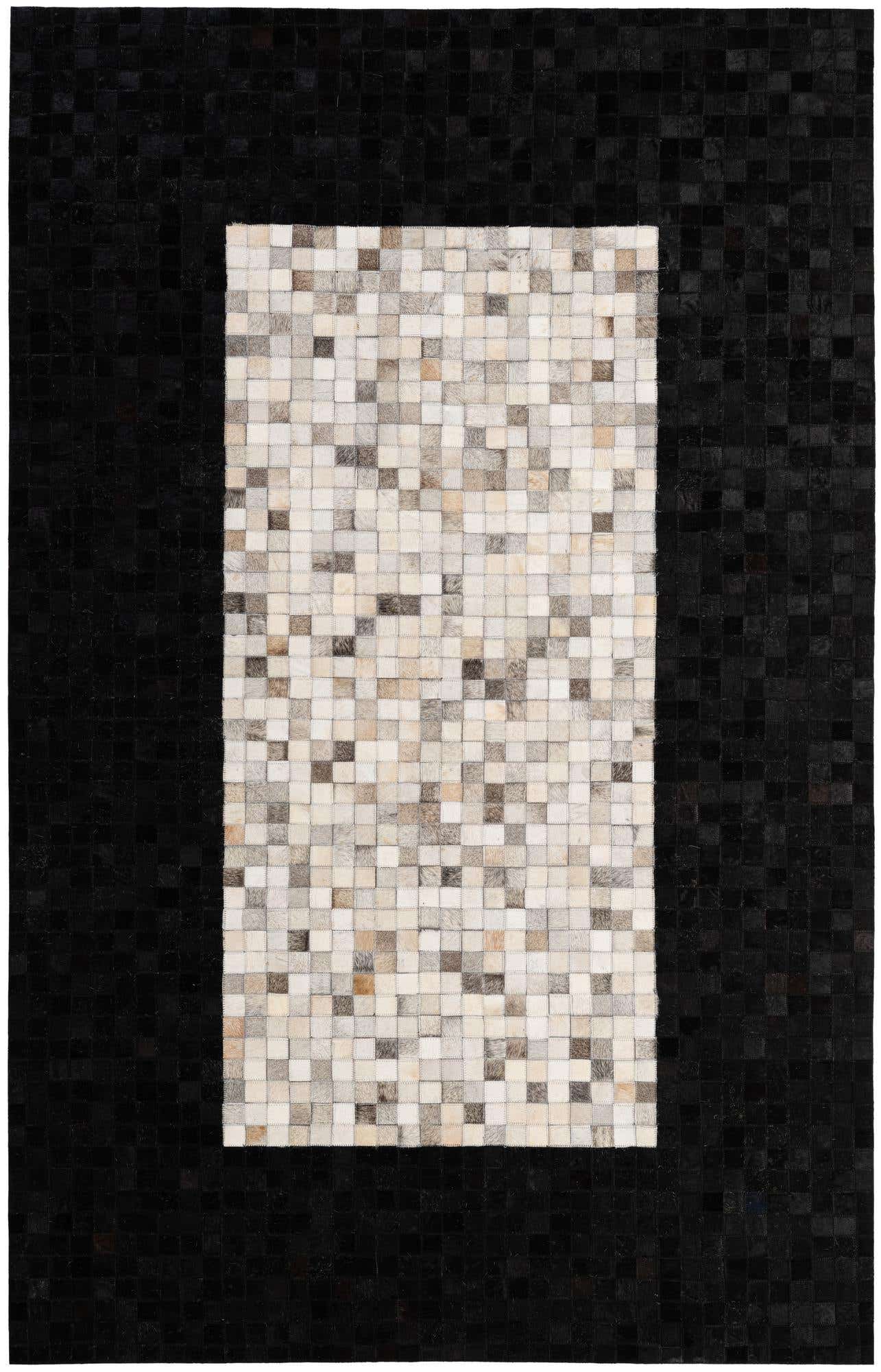 5' x 7' 10 Cowhide - Patchwork Rug