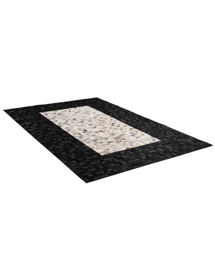 Detail image of 5' 1 x 7' 11 Cowhide - Patchwork Rug