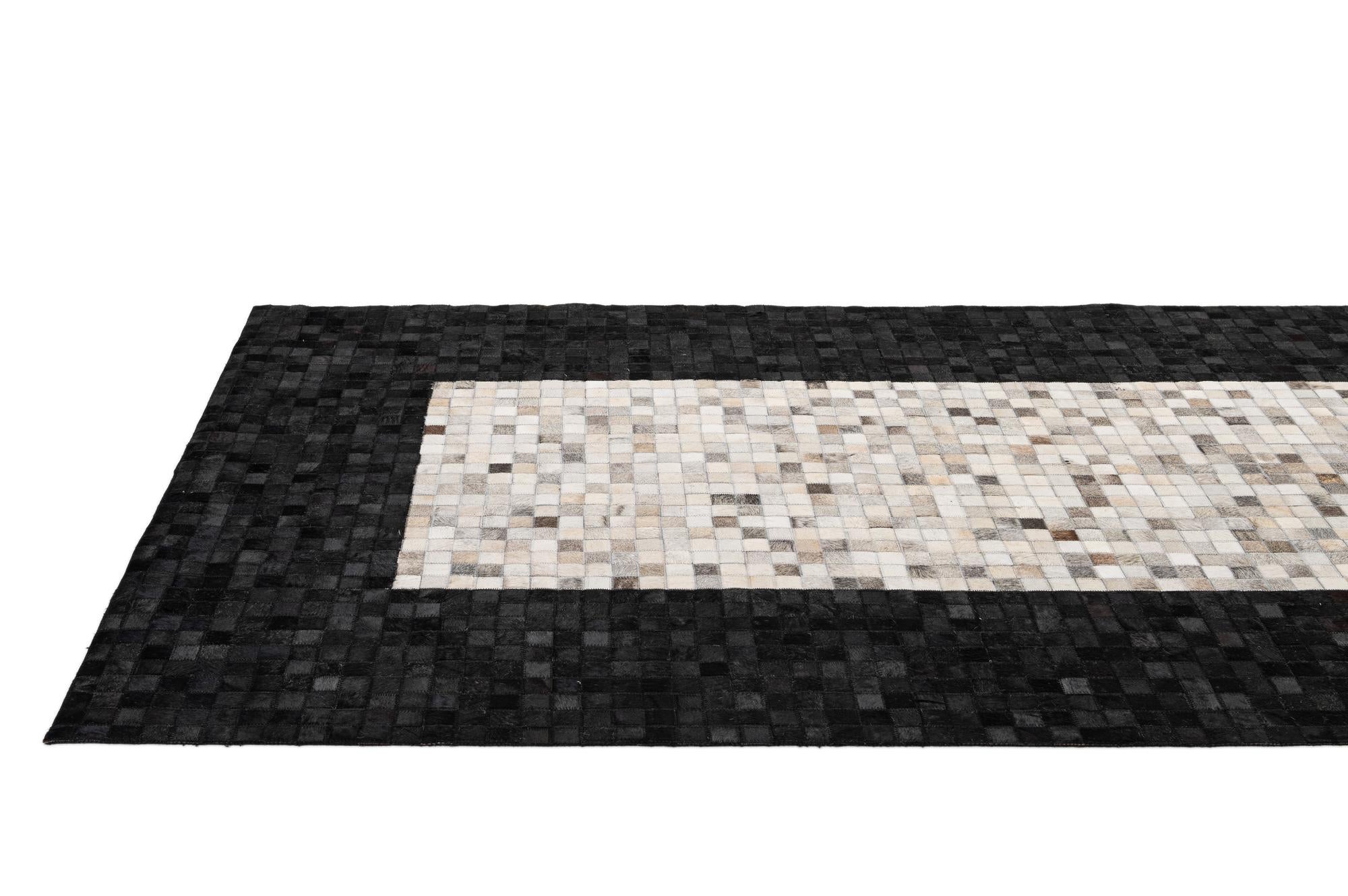 5' 1 x 7' 11 Cowhide - Patchwork Rug