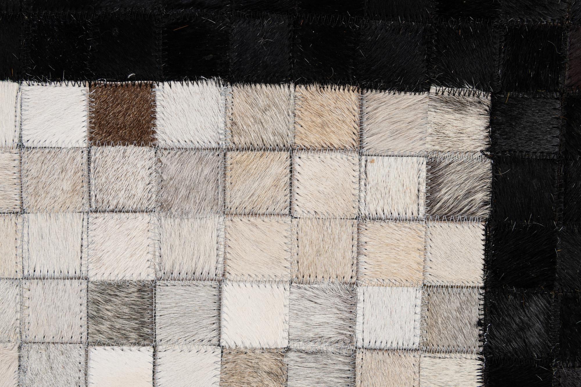 5' 1 x 7' 11 Cowhide - Patchwork Rug