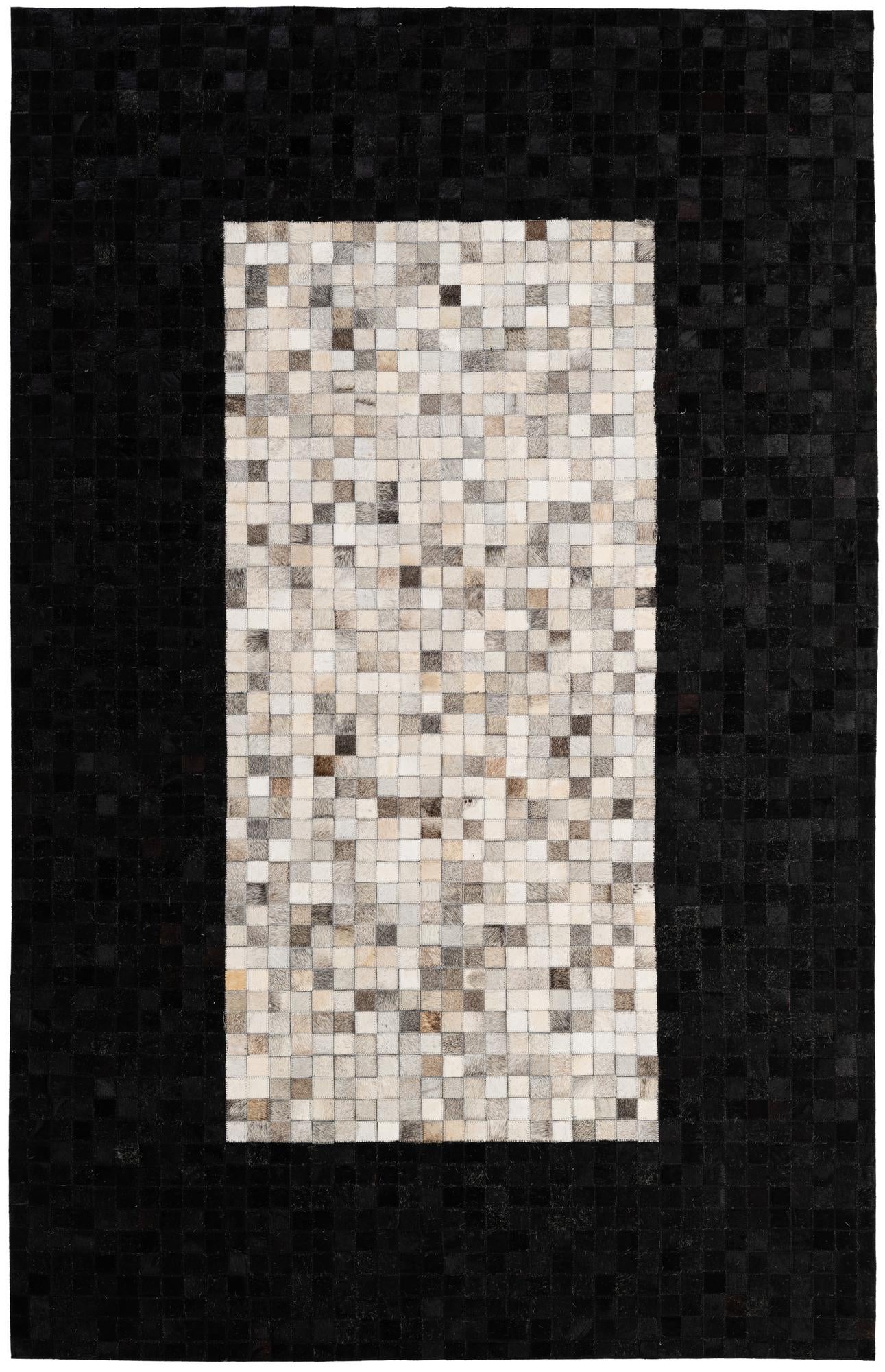 5' 1 x 7' 11 Cowhide - Patchwork Rug