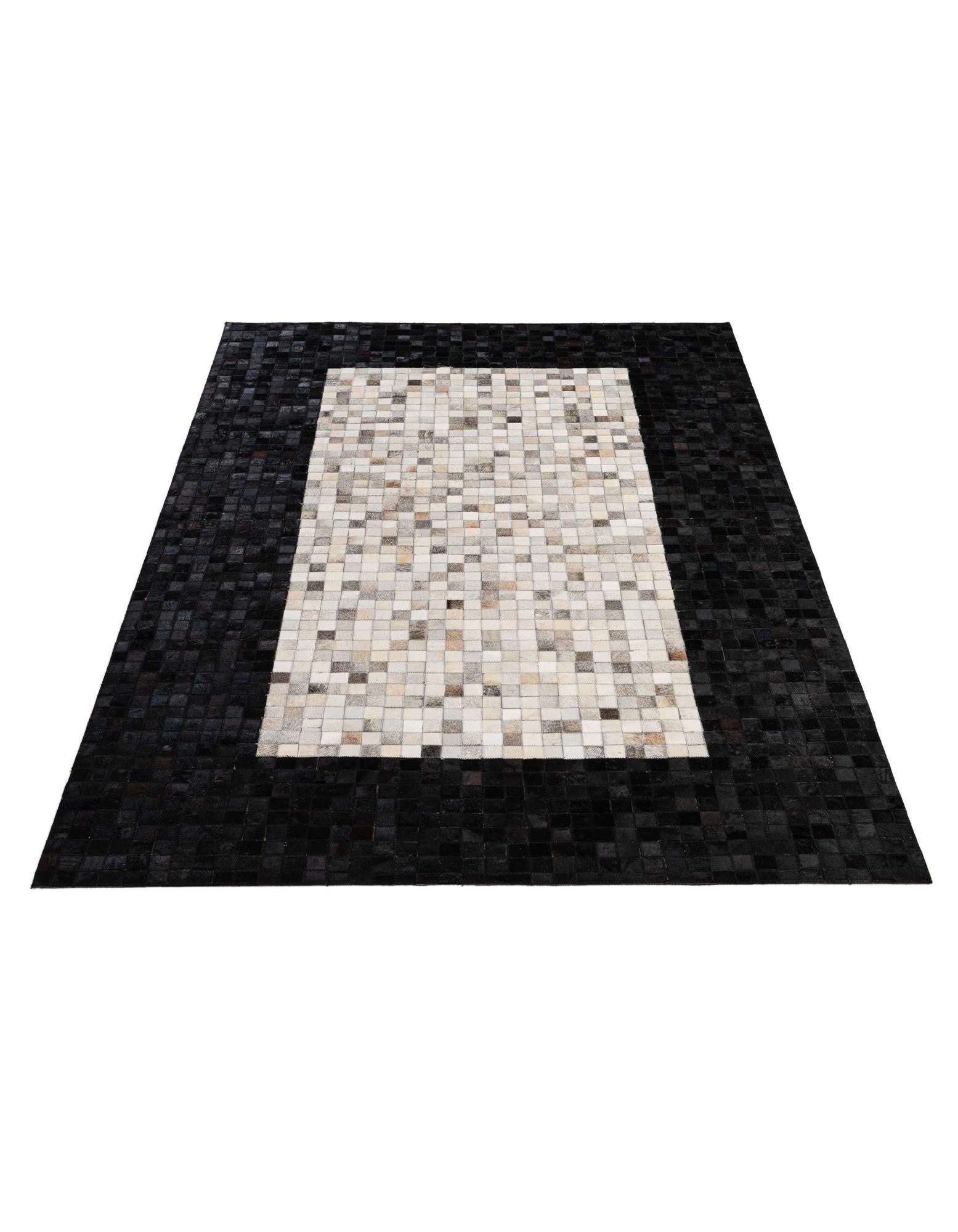 5' x 7' 10 Cowhide - Patchwork Rug