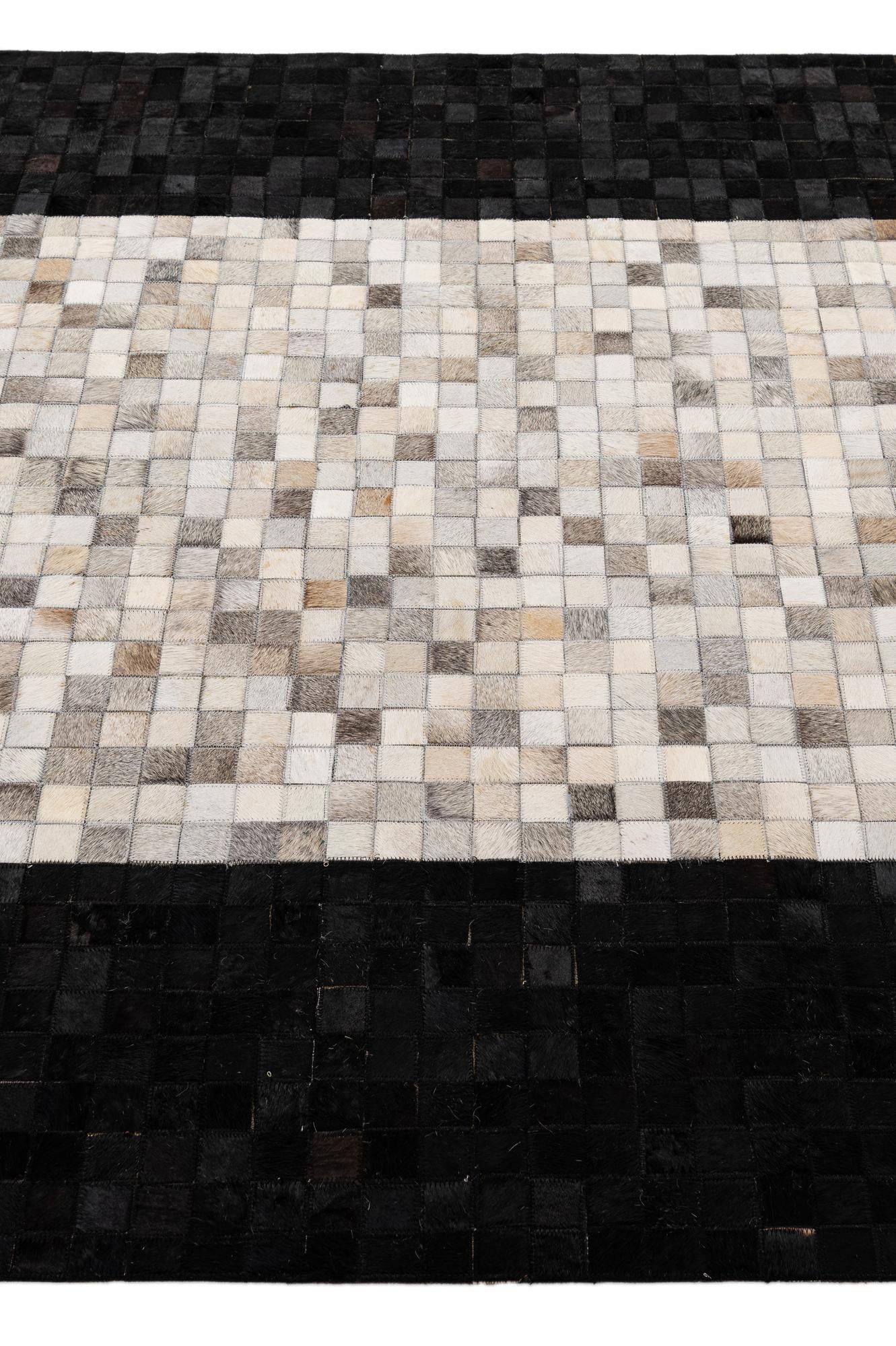 5' x 7' 10 Cowhide - Patchwork Rug