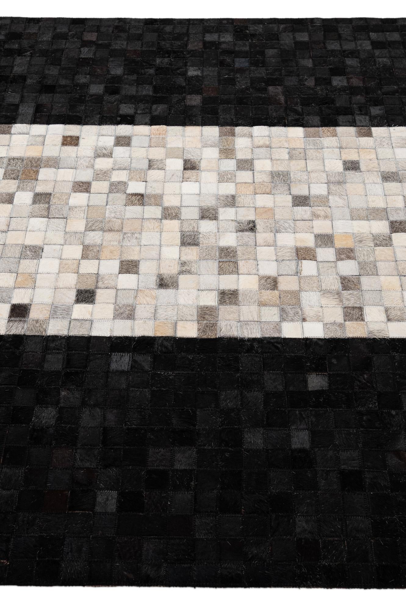 5' 1 x 7' 11 Cowhide - Patchwork Rug