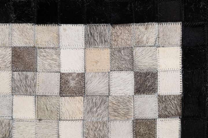 5' 1 x 7' 11 Cowhide - Patchwork Rug