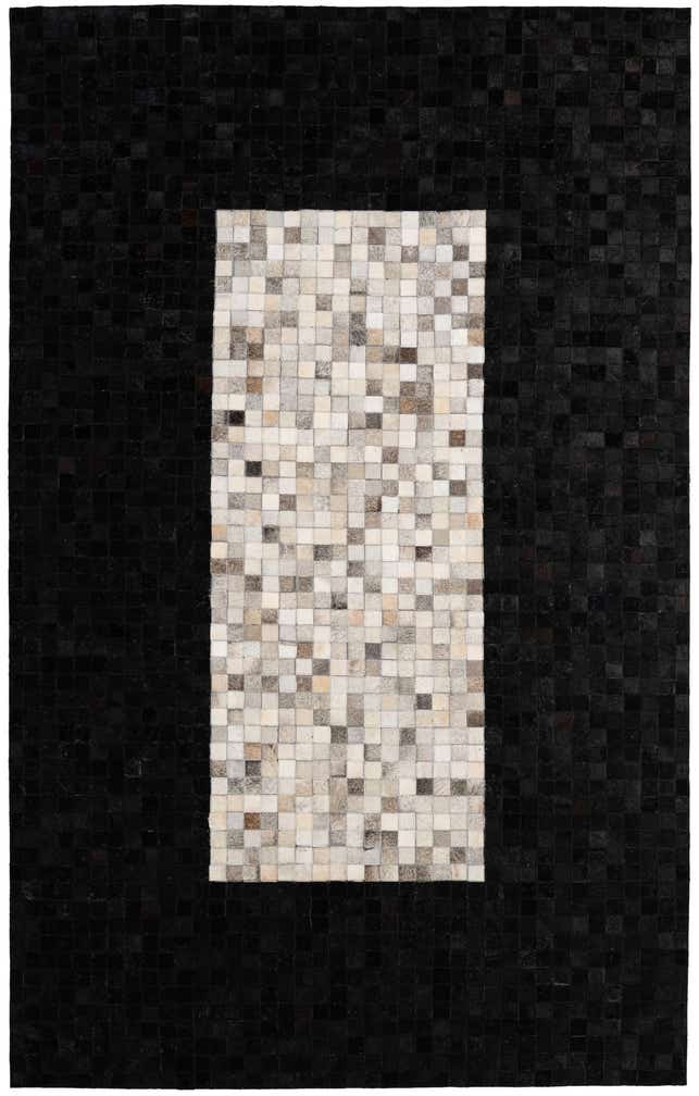 5' 1 x 7' 11 Cowhide - Patchwork Rug