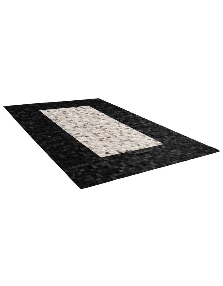 Detail image of 5' x 7' 11 Cowhide - Patchwork Rug