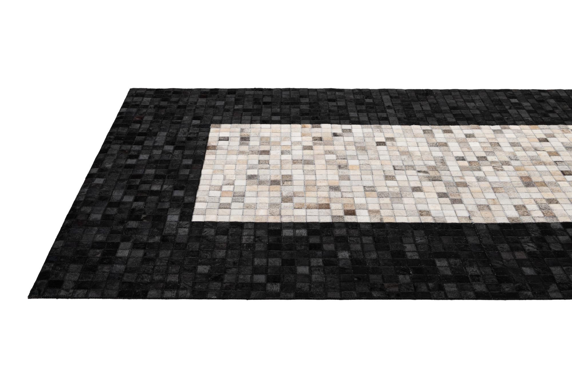 5' x 7' 11 Cowhide - Patchwork Rug