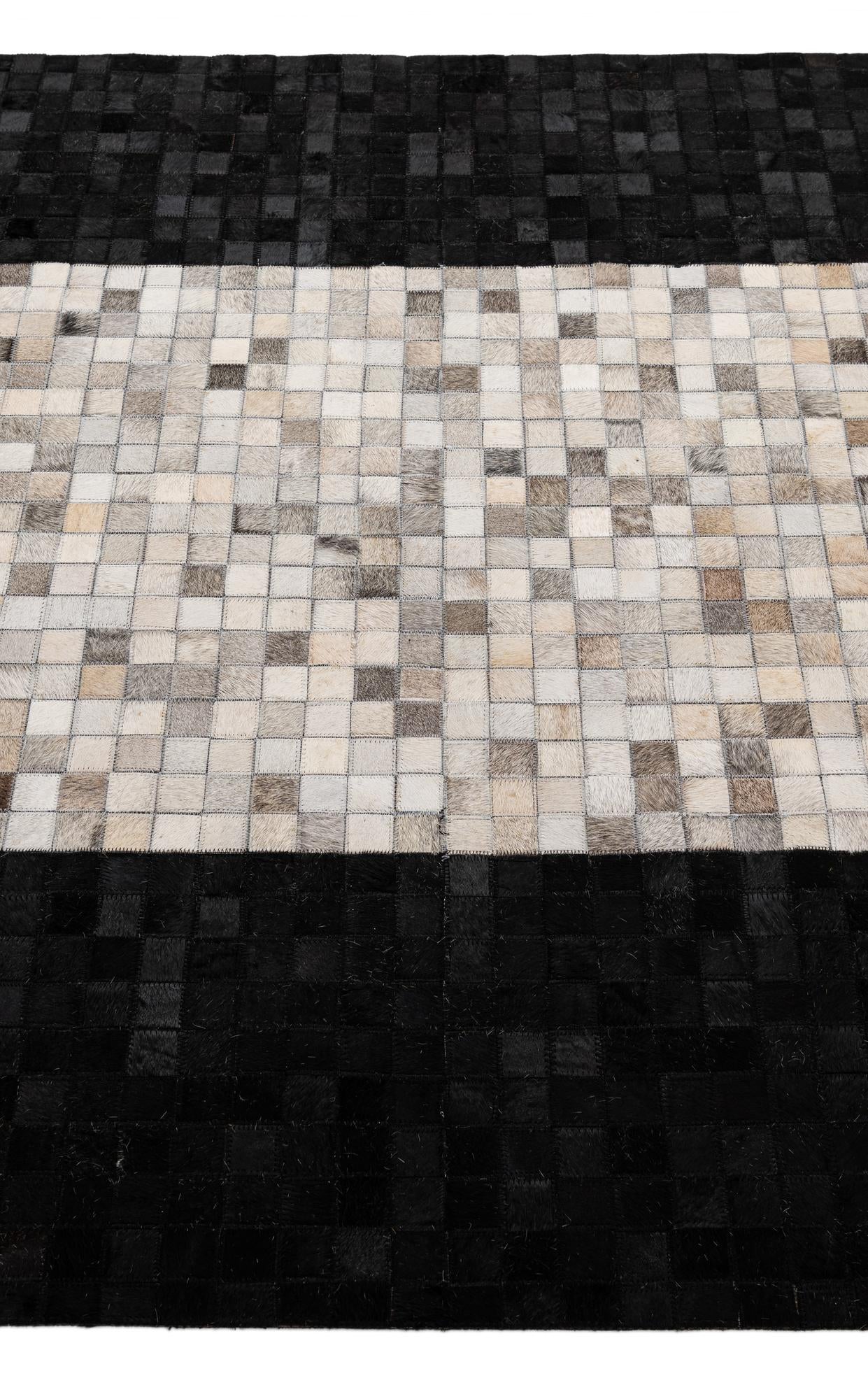 5' x 7' 11 Cowhide - Patchwork Rug