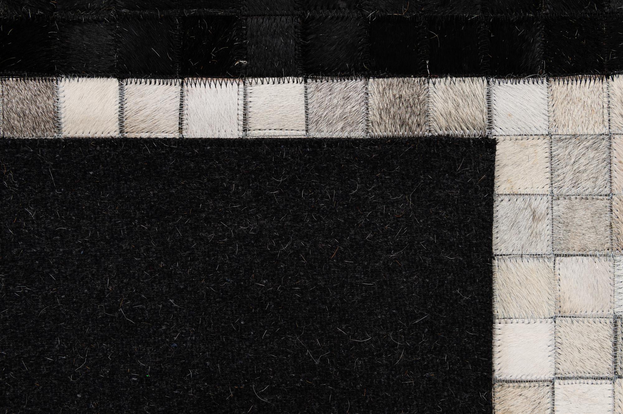 5' x 7' 11 Cowhide - Patchwork Rug