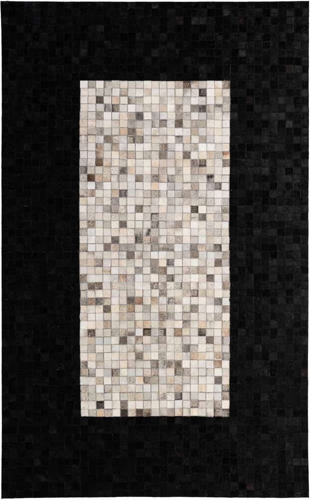 5' x 7' 11 Cowhide - Patchwork Rug