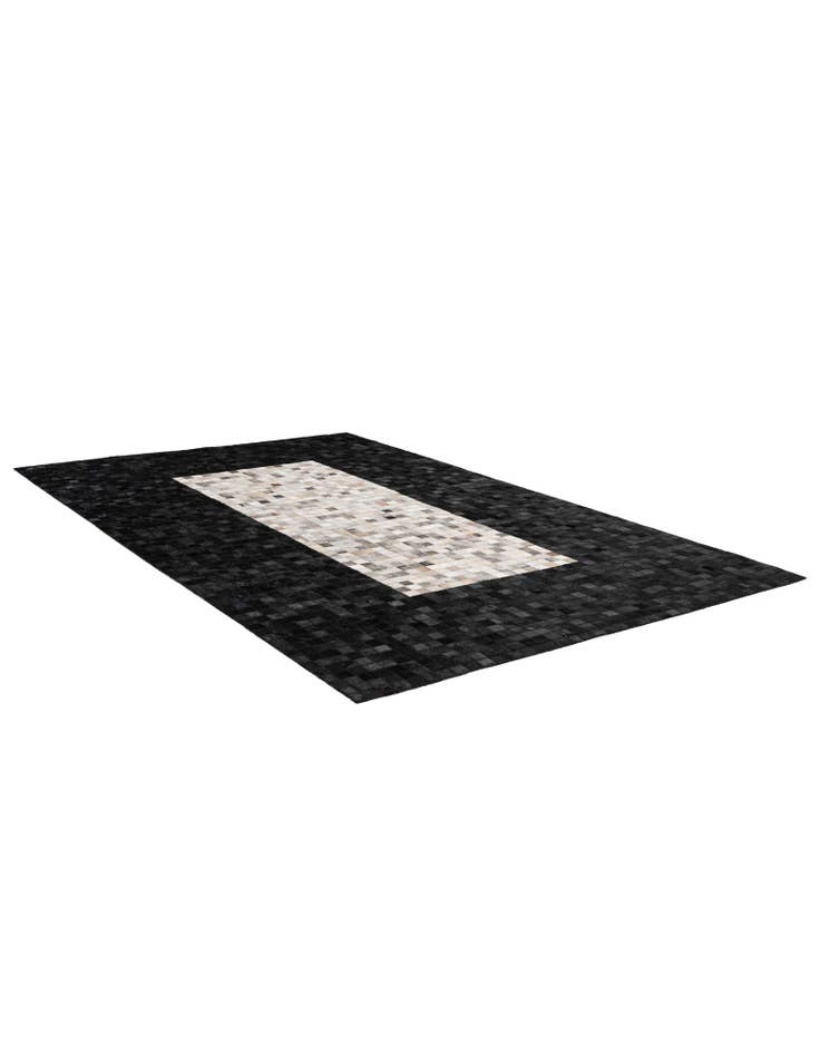 Detail image of 5' x 8' Cowhide - Patchwork Rug
