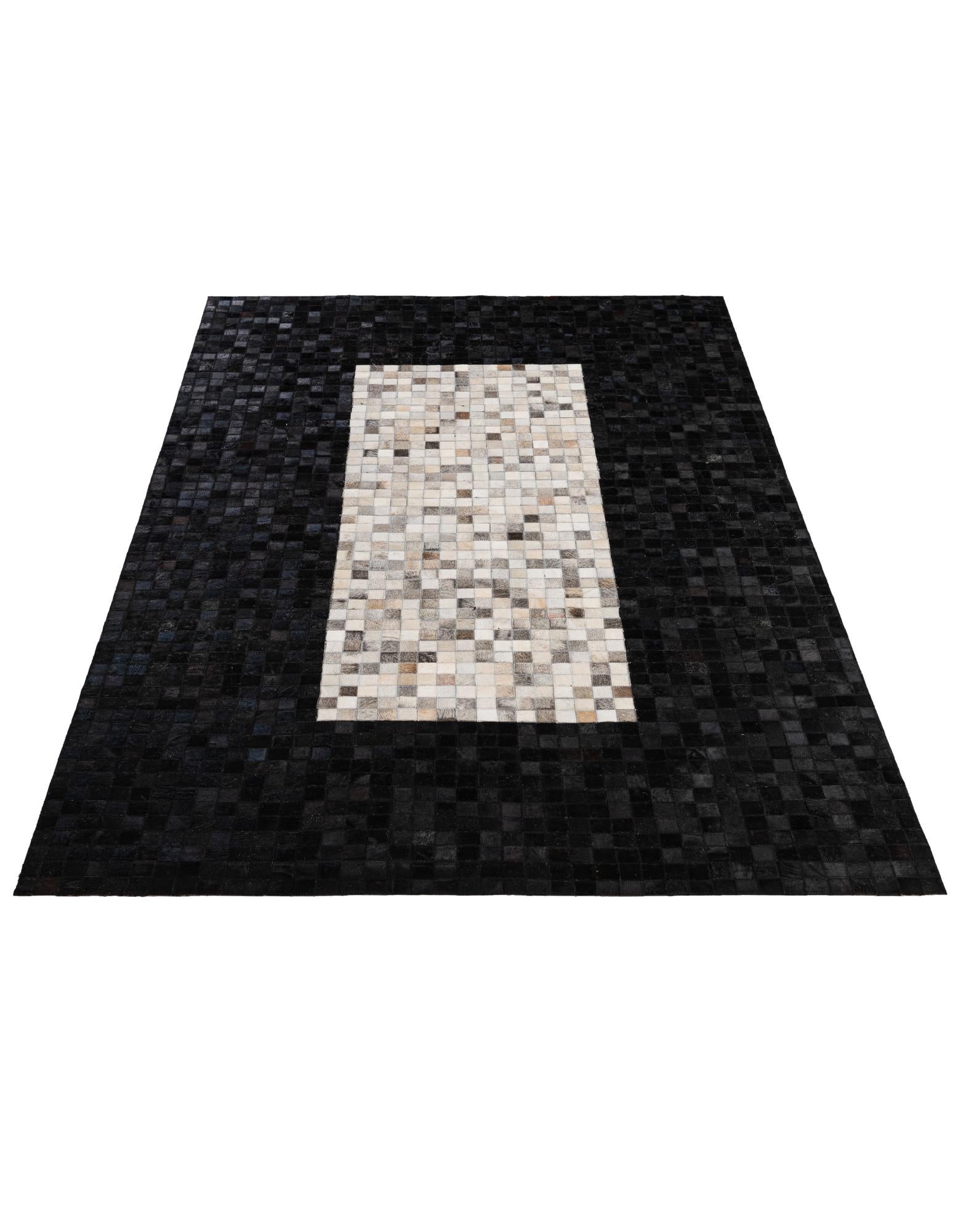 5' x 8' Cowhide - Patchwork Rug