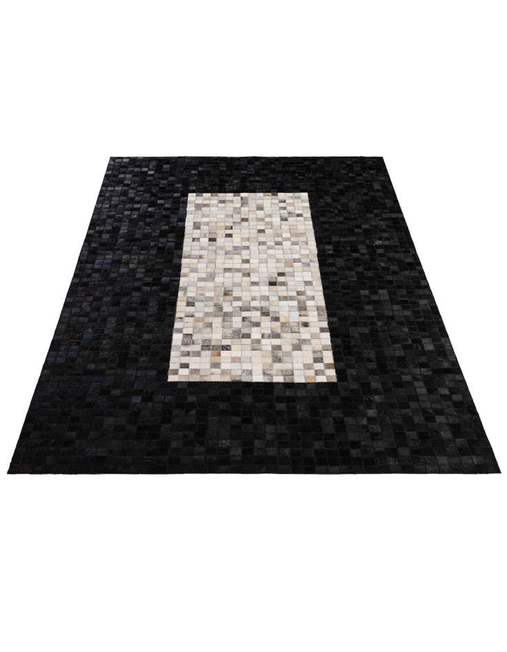 Detail image of 5' x 8' Cowhide - Patchwork Rug