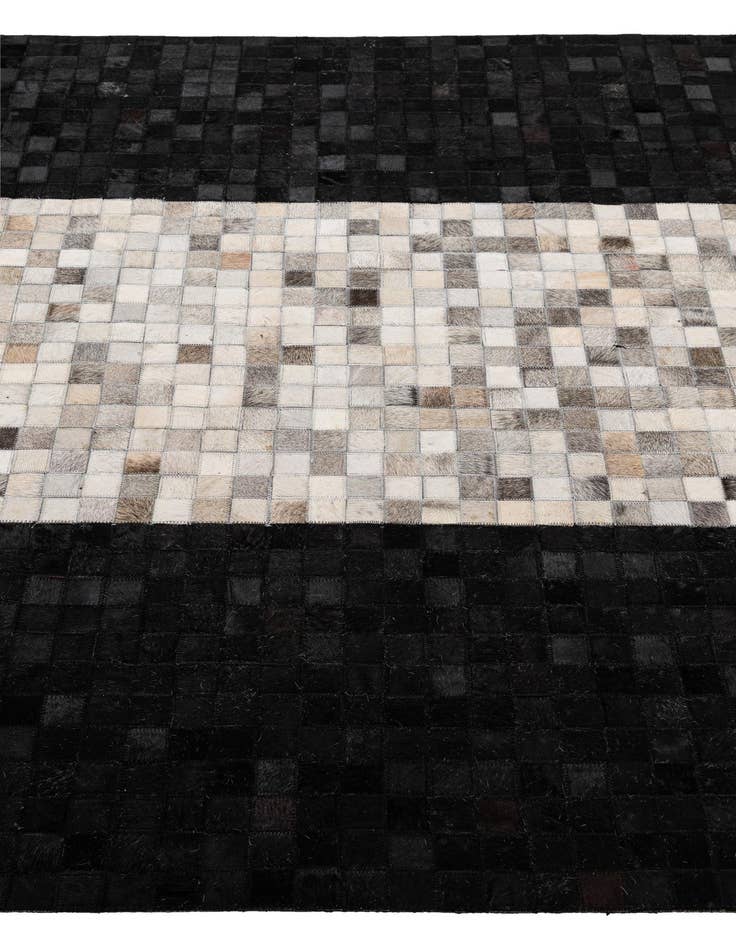 Detail image of 5' x 8' Cowhide - Patchwork Rug