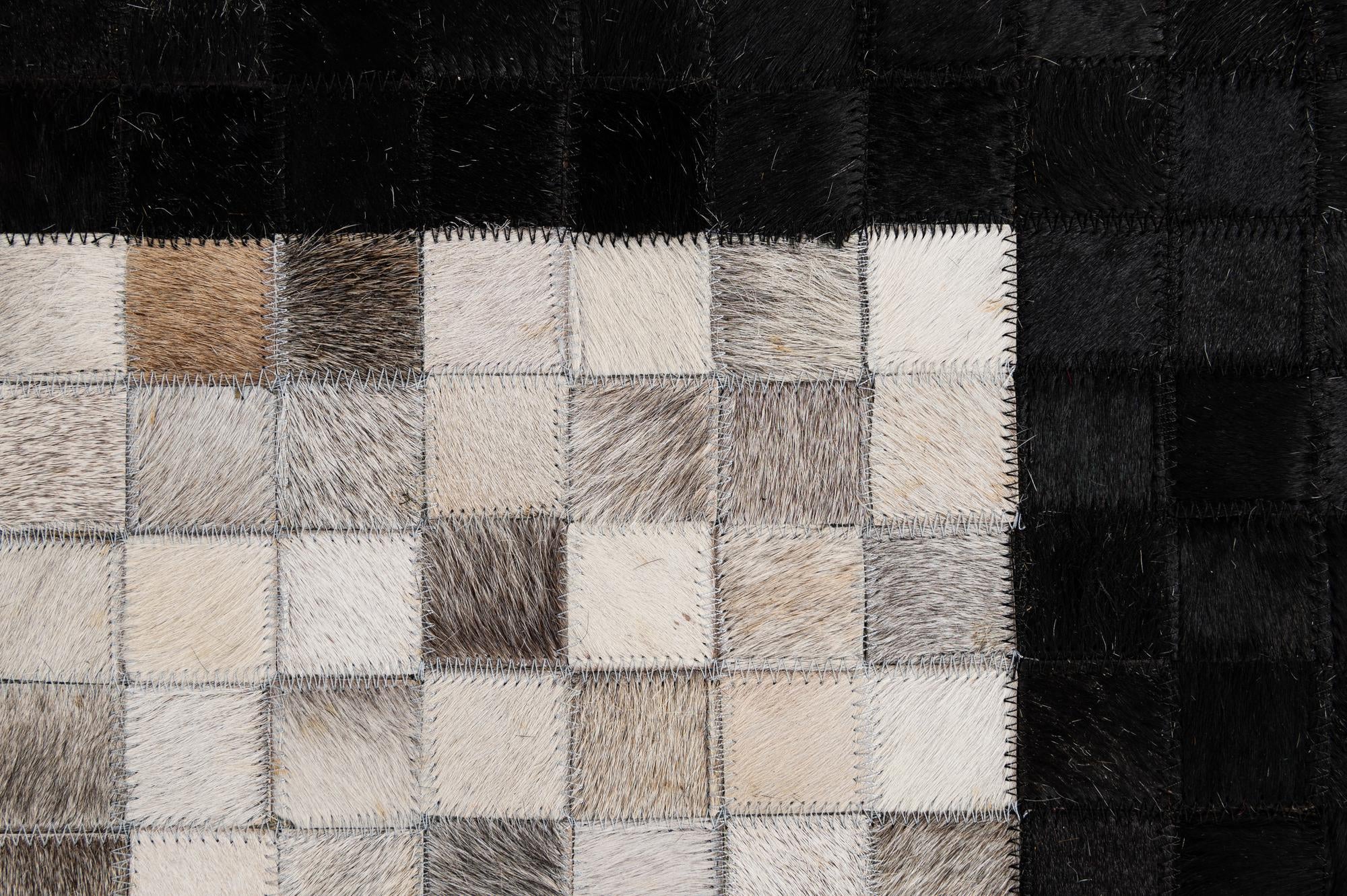 5' x 8' Cowhide - Patchwork Rug