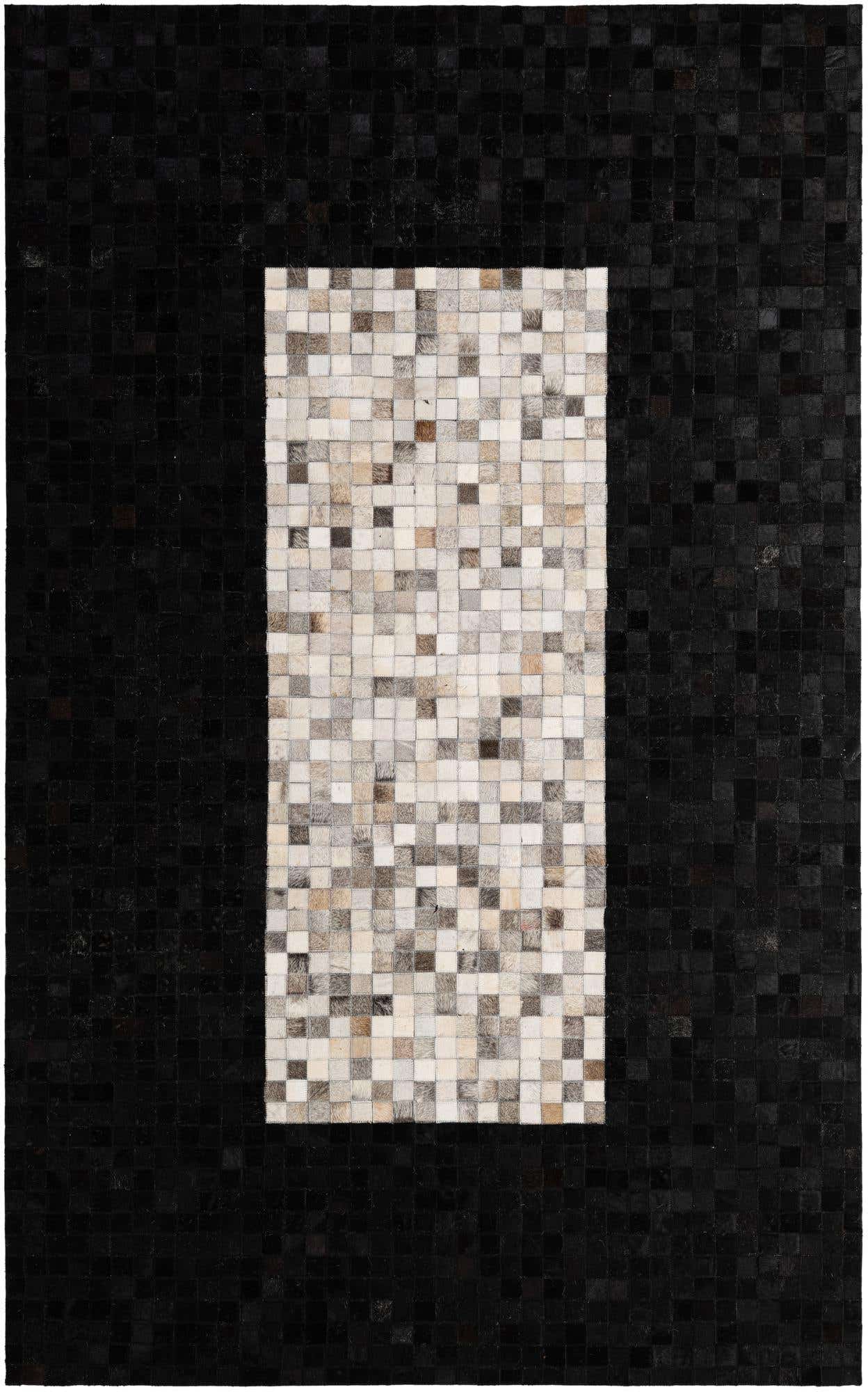 5' x 8' Cowhide - Patchwork Rug