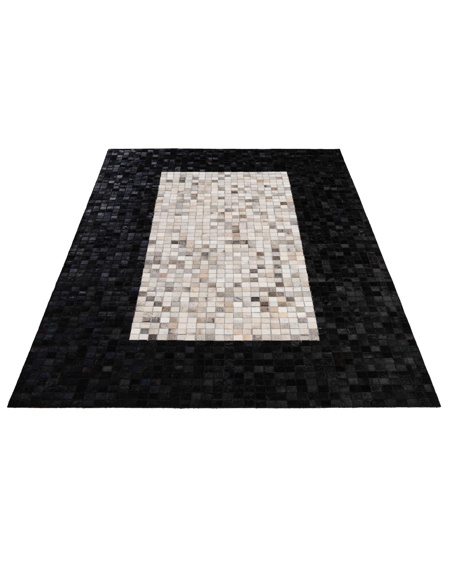 5' 1 x 7' 10 Cowhide - Patchwork Rug