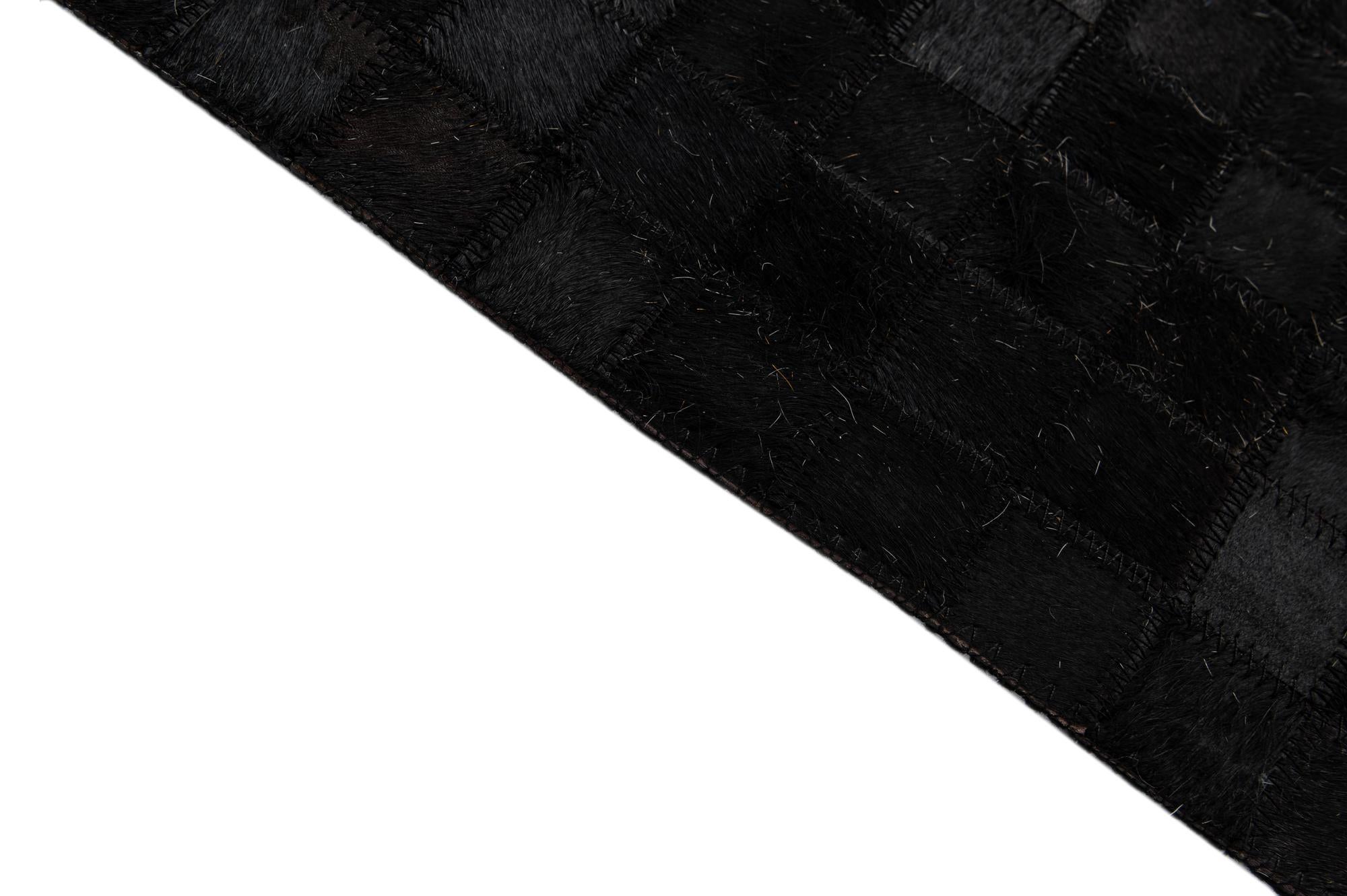 5' 1 x 7' 10 Cowhide - Patchwork Rug