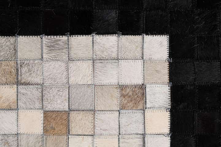 5' 1 x 7' 10 Cowhide - Patchwork Rug