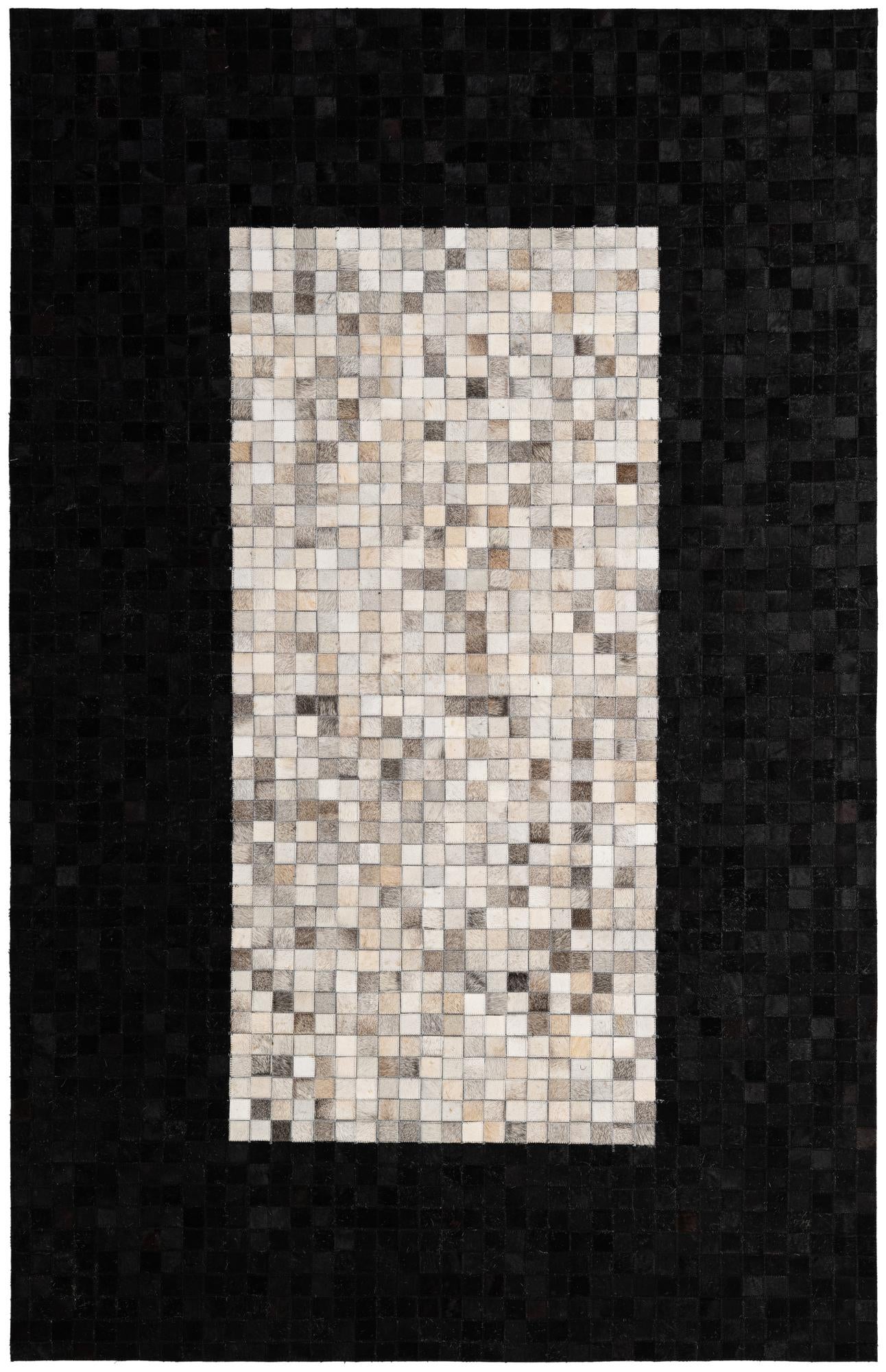 5' 1 x 7' 10 Cowhide - Patchwork Rug
