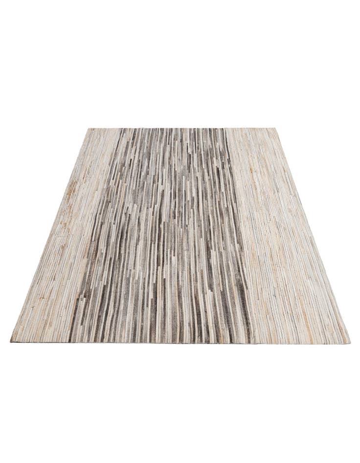 Detail image of 5' 1 x 7' 11 Cowhide - Patchwork Rug