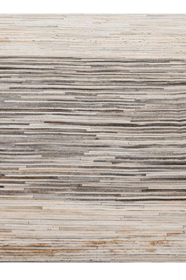 Detail image of 5' 1 x 7' 11 Cowhide - Patchwork Rug