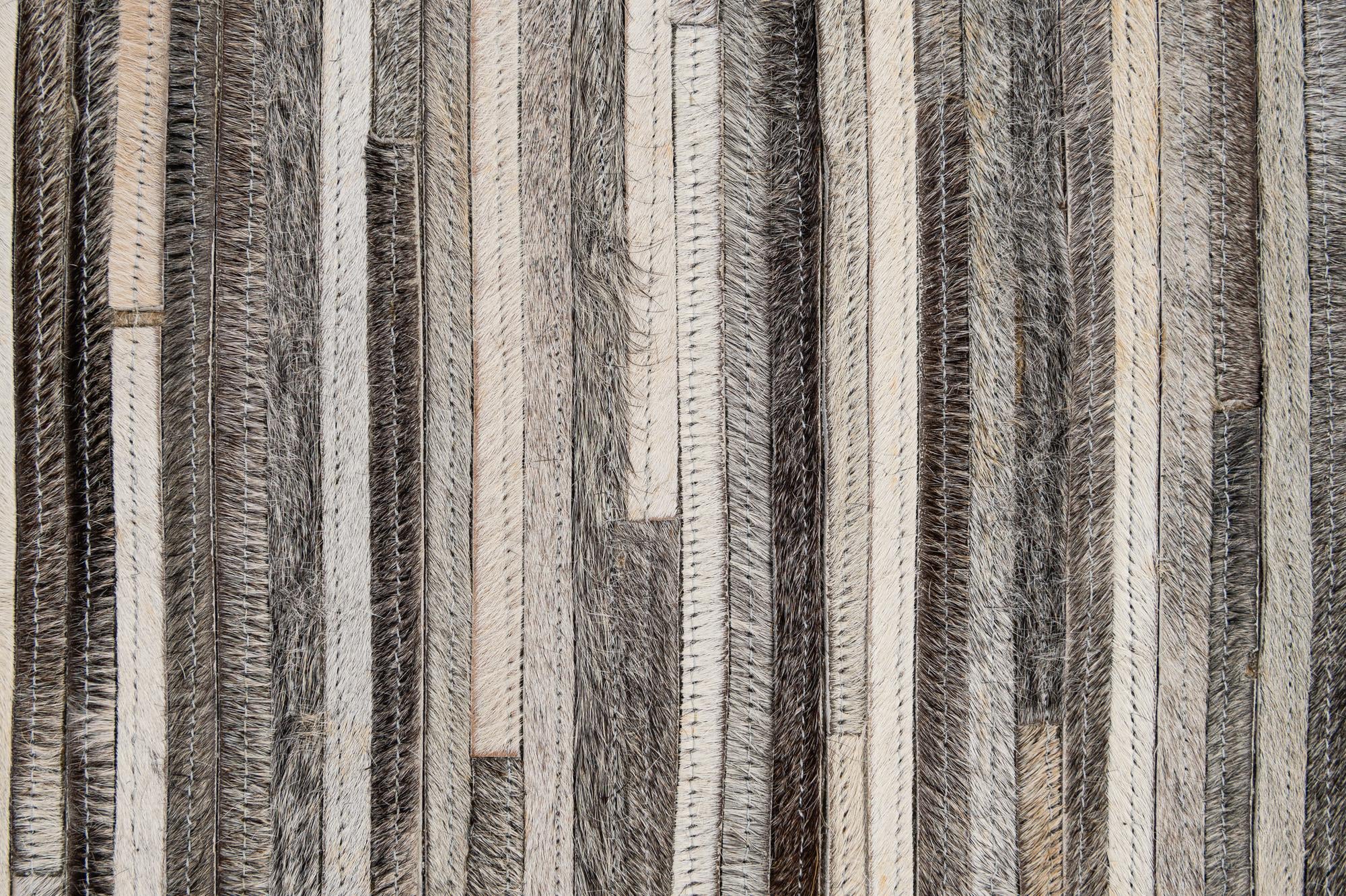 5' 1 x 7' 11 Cowhide - Patchwork Rug
