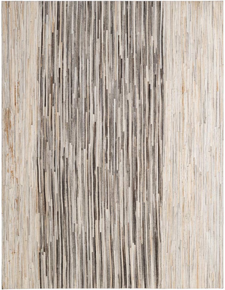 Detail image of 5' 1 x 7' 11 Cowhide - Patchwork Rug