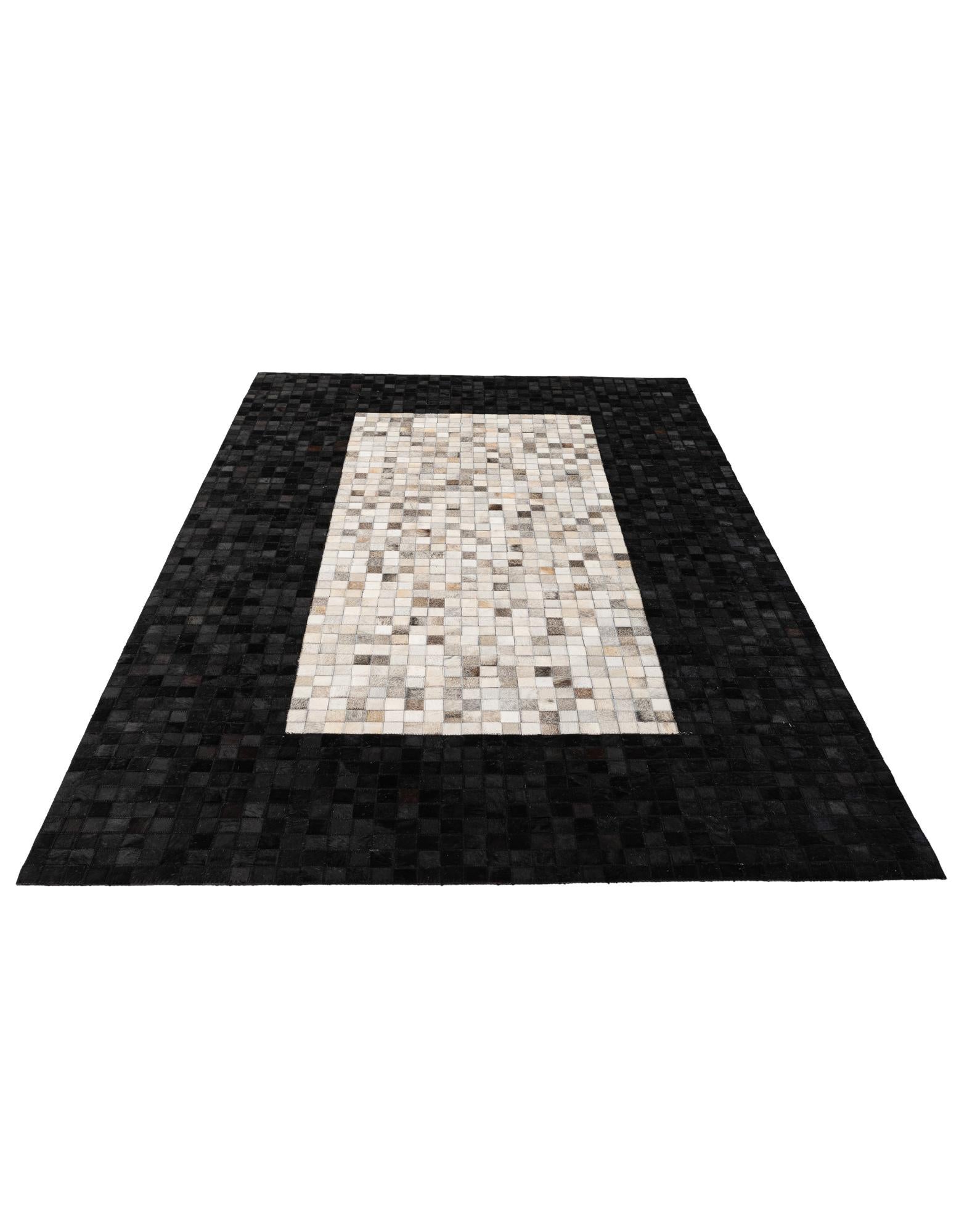 5' x 7' 11 Cowhide - Patchwork Rug