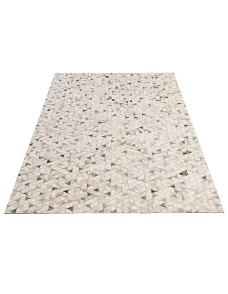 Detail image of 4' 10 x 7' 11 Cowhide - Patchwork Rug