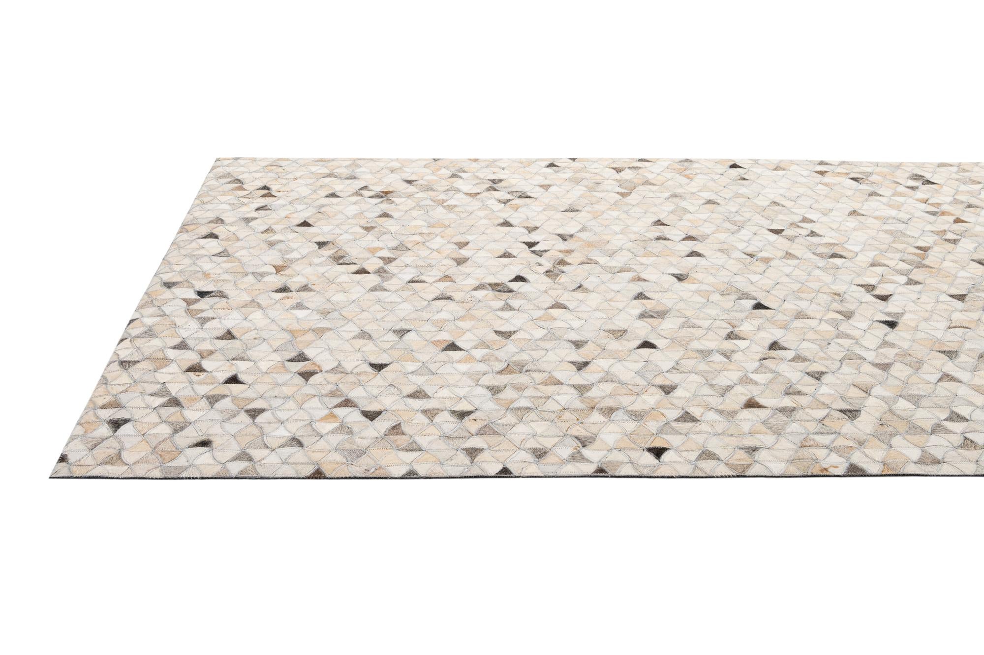 4' 10 x 7' 11 Cowhide - Patchwork Rug
