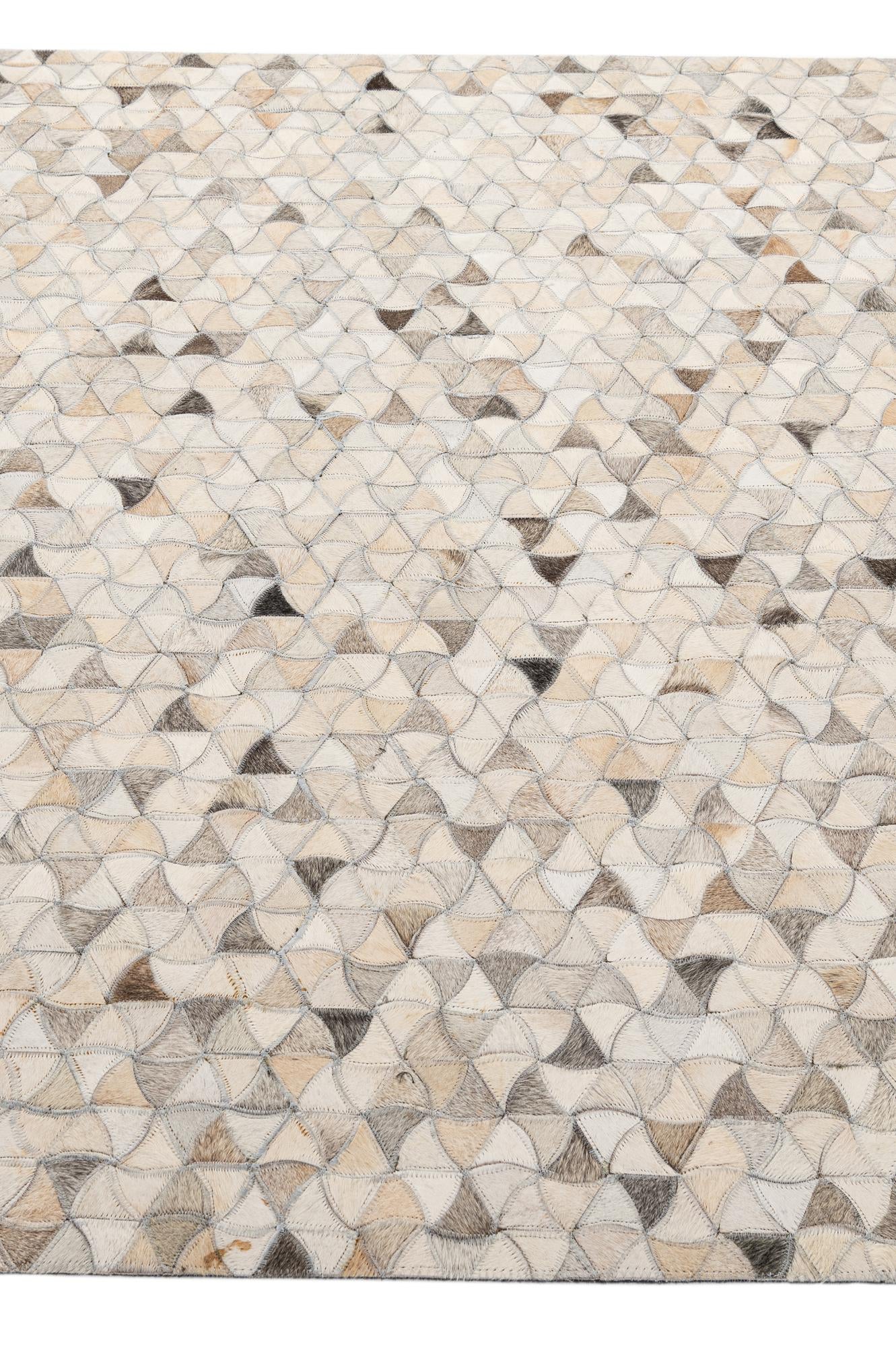 4' 10 x 7' 11 Cowhide - Patchwork Rug