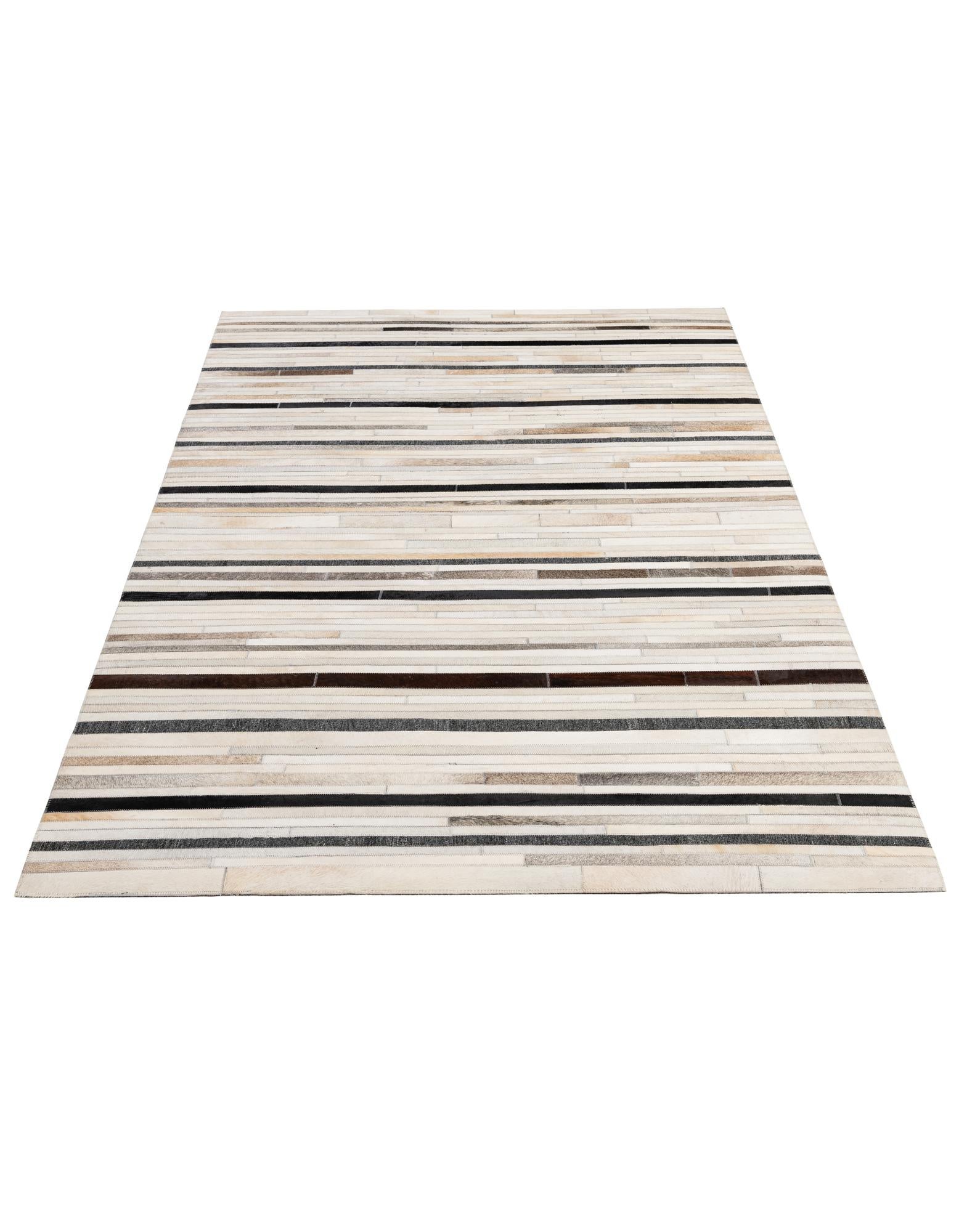 5' 2 x 8' 1 Cowhide - Patchwork Rug