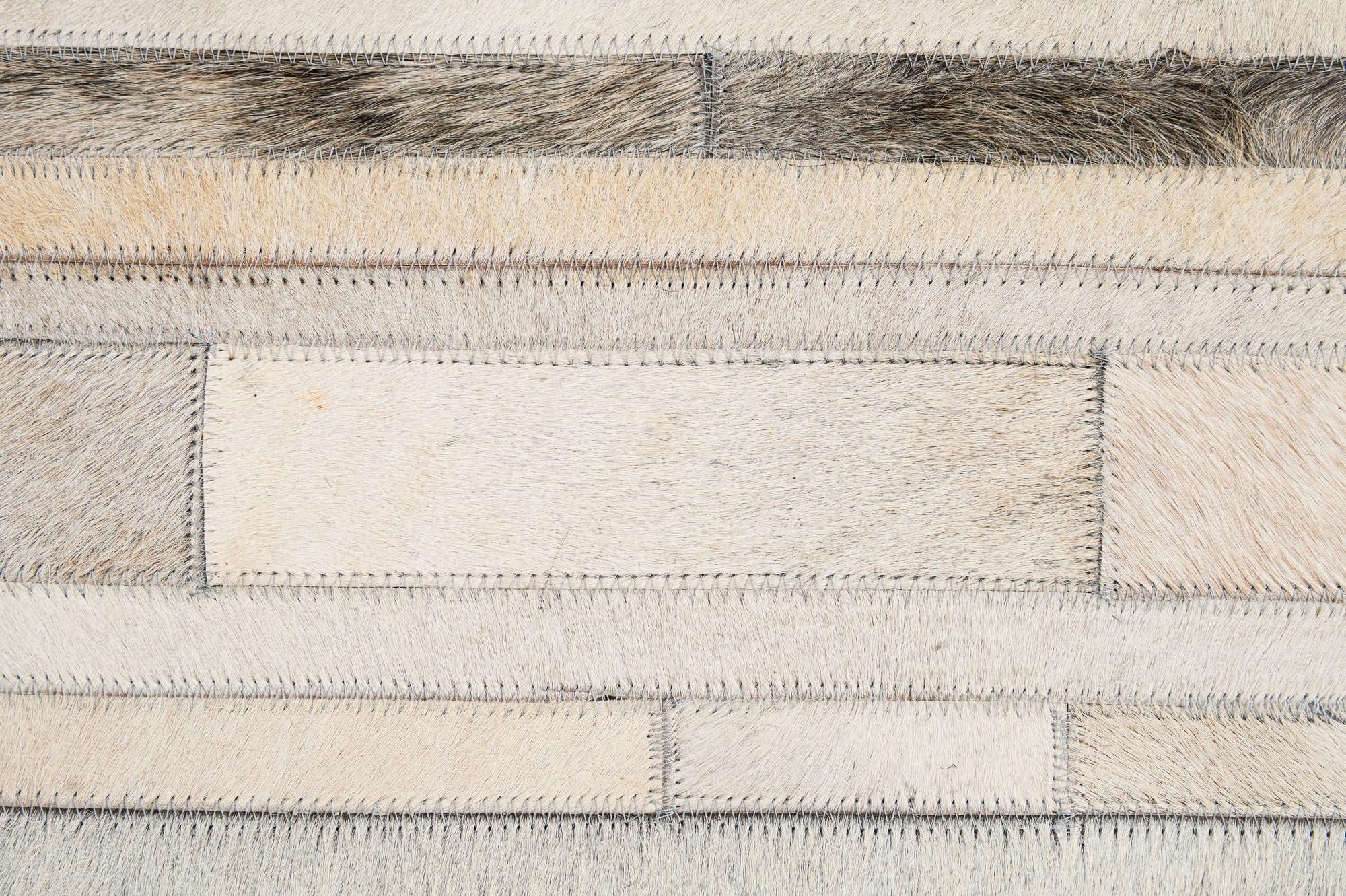 5' 2 x 8' 1 Cowhide - Patchwork Rug