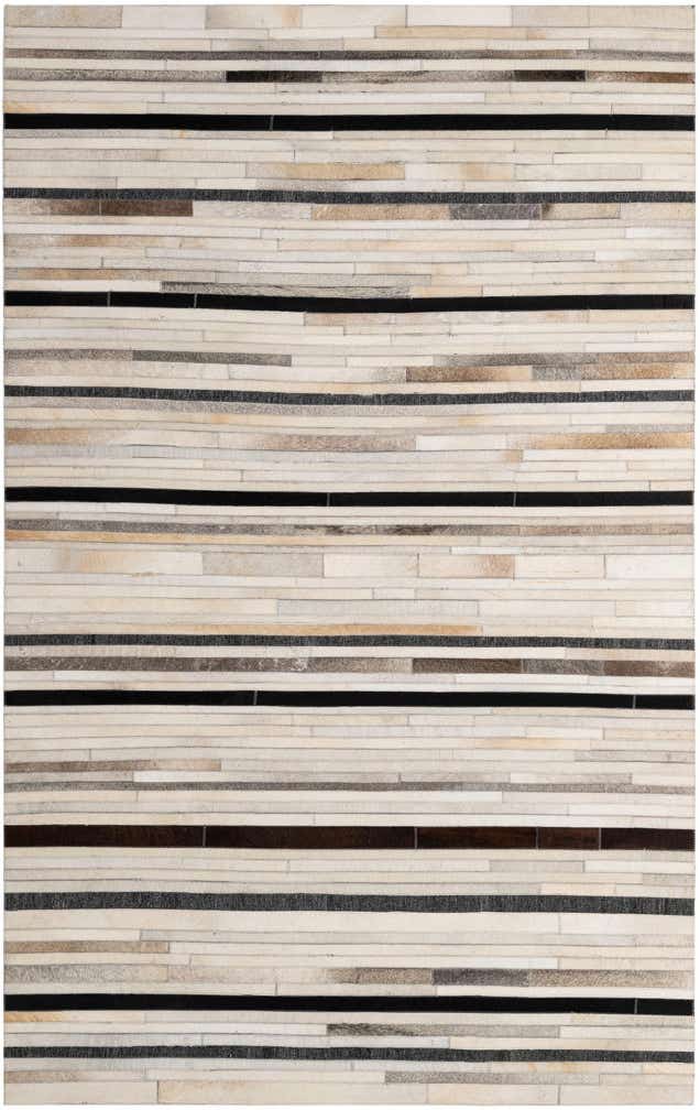 5' 2 x 8' 1 Cowhide - Patchwork Rug