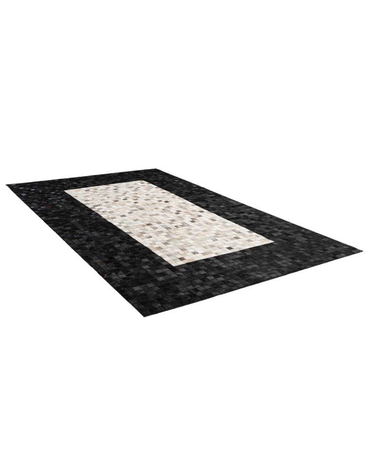 Detail image of 5' x 8' Cowhide - Patchwork Rug