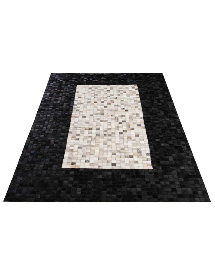 Detail image of 5' x 8' Cowhide - Patchwork Rug