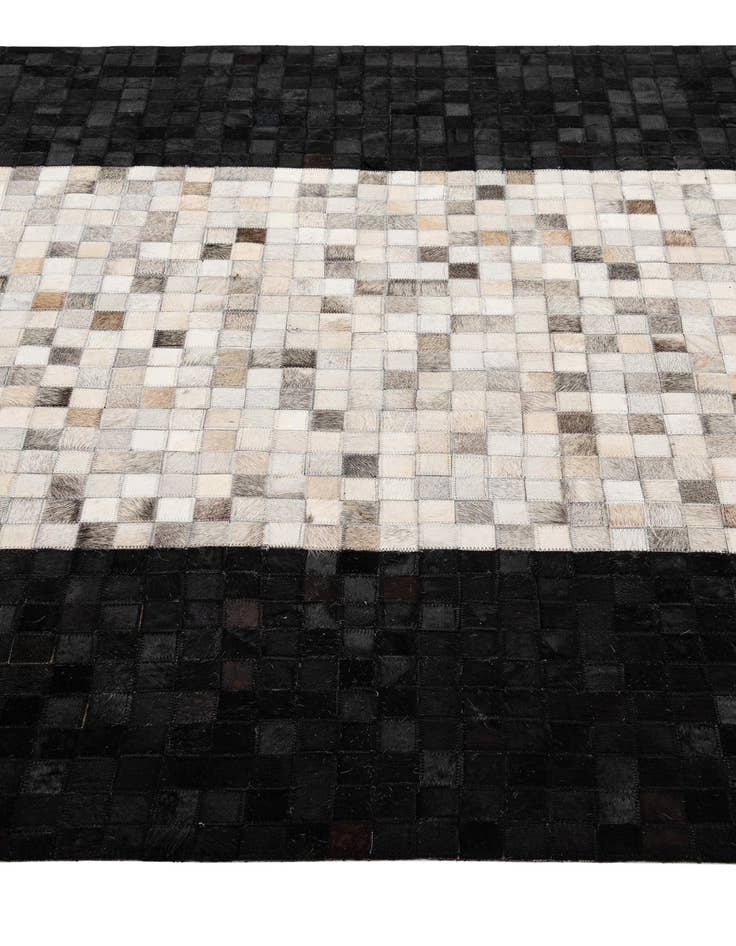 Detail image of 5' x 8' Cowhide - Patchwork Rug